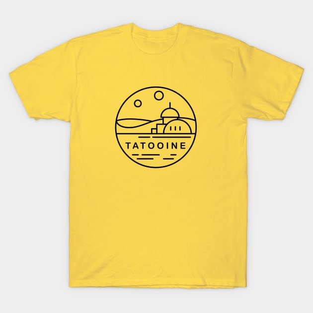 Tatooine - modern vintage design T-Shirt by BodinStreet